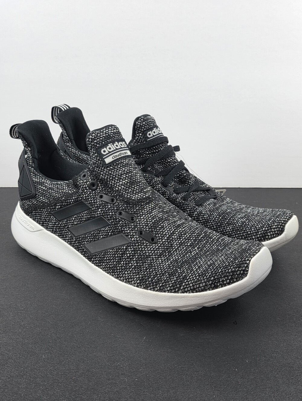 Adidas Lite Racer BYD Men’s 10.5 Black White Cloudfoam FY0245 New w/ Tags